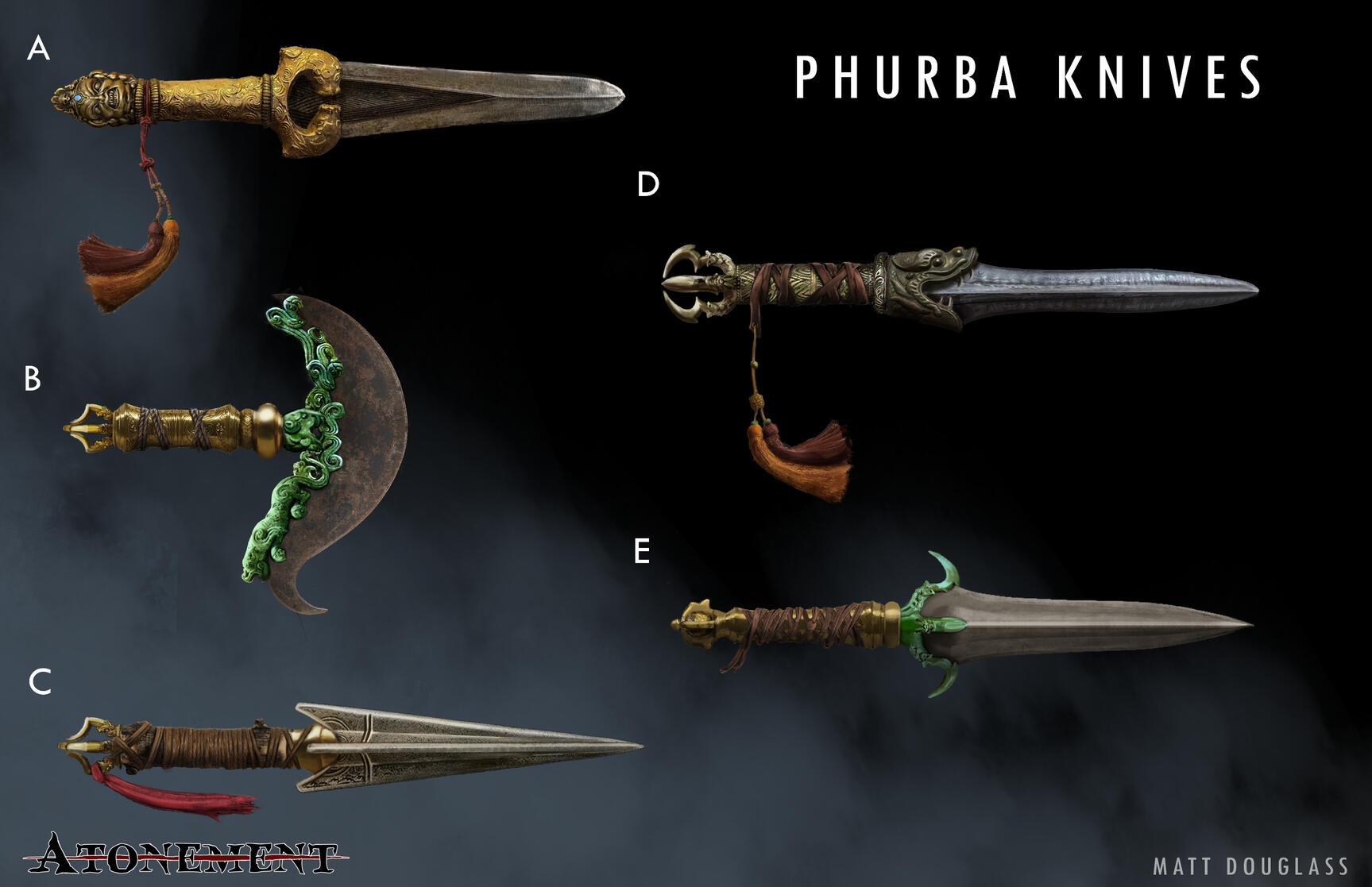 Atonement - Phurba Knives Atonement - Phurba Knives