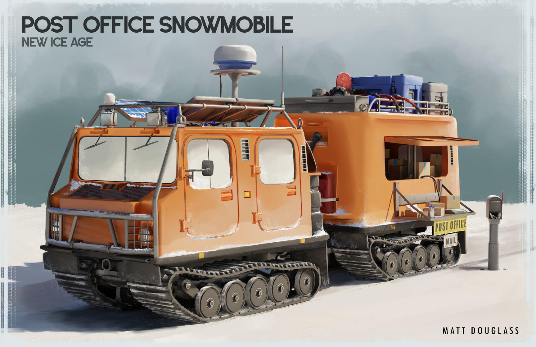 Post Office Snowmobile (Outside)